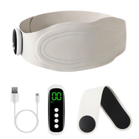 EMS Lower Back Massager Heating Pad Cordless Heating Pad for Back Belly Waist with Remote Magnetic Host 8 Modes 19 Intensity Levels 3 Heating Levels