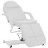 Treatment Chair White Faux leather, Iron Large