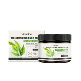 Viareline Salicylic Acid Cream Brightening, Silky And Delicate Pore Hydrating Daily Facial Moisturizer