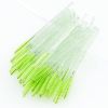 Disposable eyelash brush transparent green crystal handle beauty tool facial makeup props