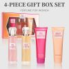 4-Piece Set, Women's Eau De Parfuma Spray Gift Box, Long Lasting Scent, 2 Different Flavor, Perfect For Halloween, Holiday Gifts, Dating, Daily Life