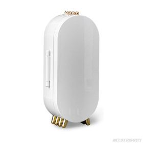 Jewelry Storage Box Necklace Earring Display Fashion Big Capacity Cosmetic Storage Box Bathroom Desktop Beauty Makeup Organizer (Color: White-M)