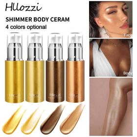 Shining Body Lotion for Natural Tanning, Moisturizing Skin, Sunbathing Tanning Cream, Tanning Paste (size: #01 Champagne Gold)